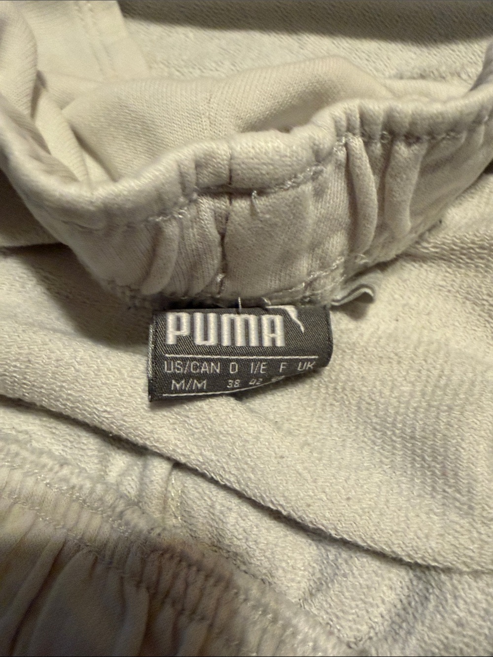 PUMA Women’s White Athletic Drawstring Shorts - Picture 3 of 3